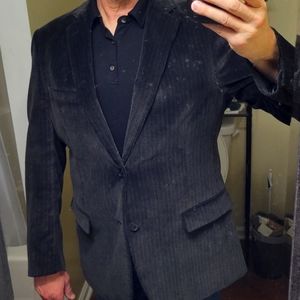 Dockers 44L gray corduroy 2-button sportcoat